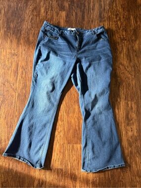 Cato, size 22. Dark wash wide leg pants.